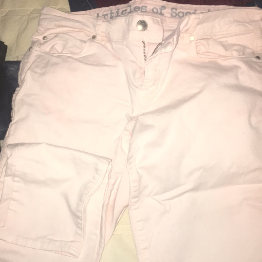 Nordstrom light pink skinny jean